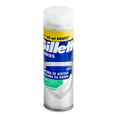 Espuma de afeitar piel sensible Gillette 250 ml-0