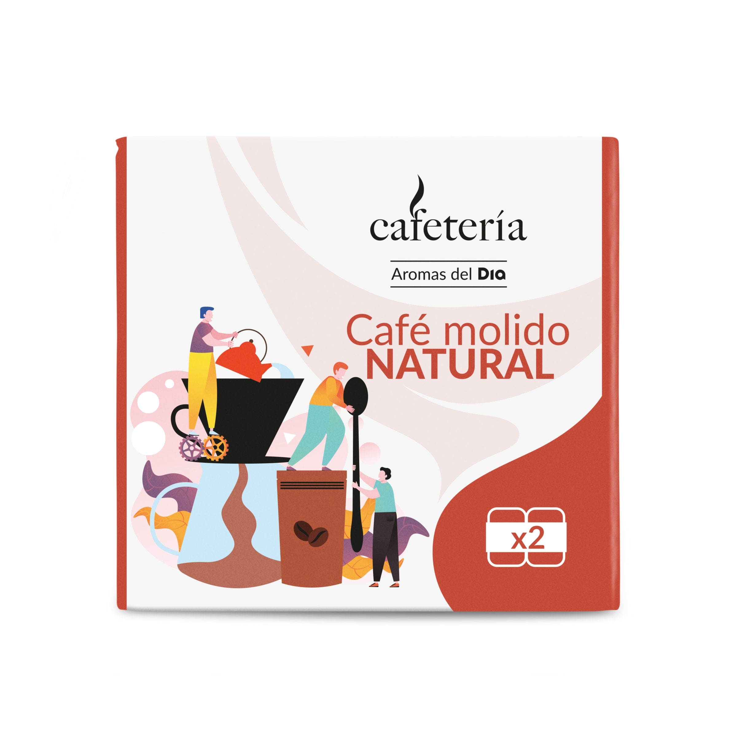 Café molido natural Dia Cafetería 2 x 250 g