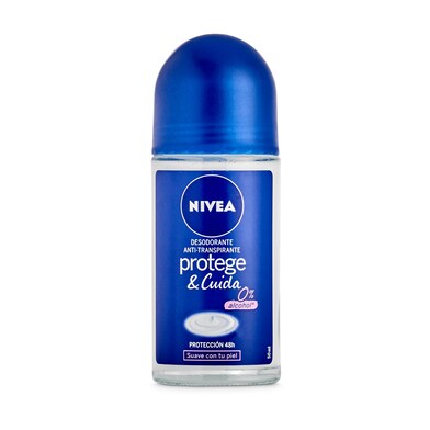 Desodorante roll-on protege y cuida Nivea bote 50 ml-0 Desodorante roll-on protege y cuida Nivea bote 50 ml-0