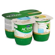 Bífidus desnatado sabor vainilla Activia vaso 4 x 120 g