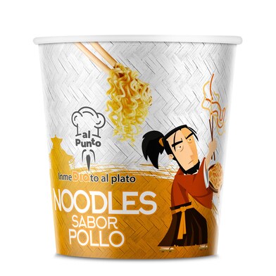 Noodles orientales sabor pollo Dia vaso 65 g-0