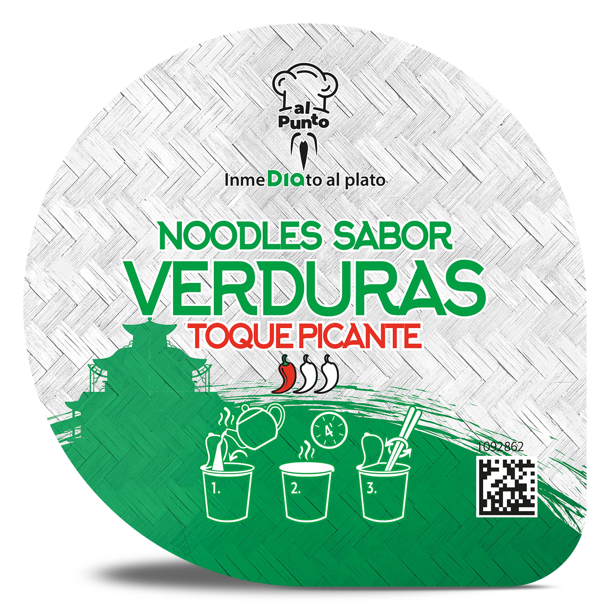 Noodles orientales sabor verduras Dia Al Punto 65 g