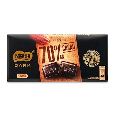 Chocolate negro 70% cacao Nestlé 120 g-0