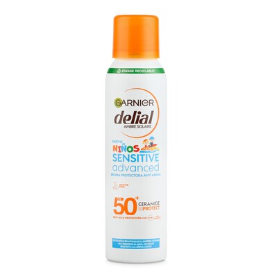 Bruma solar para niños anti arena spf 50+ Delial frasco 200 ml-0