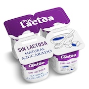 Natural azucarado sin lactosa Dia Láctea pack 4 x 125 g