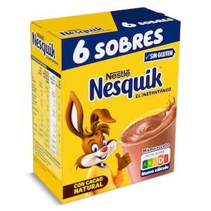 cacao soluble instantaneo en sobres 6 x 135 g