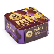 Helado mini bombón doble caramelo y chocolate 6 unidades MAGNUM   ESTUCHE 284 GR
