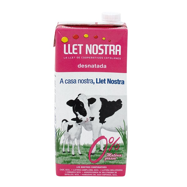 Leche Desnatada Llet Nostra Envase 1 Lt.