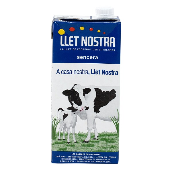 Leche Enteraa Llet Nostra Envase 1 Lt.