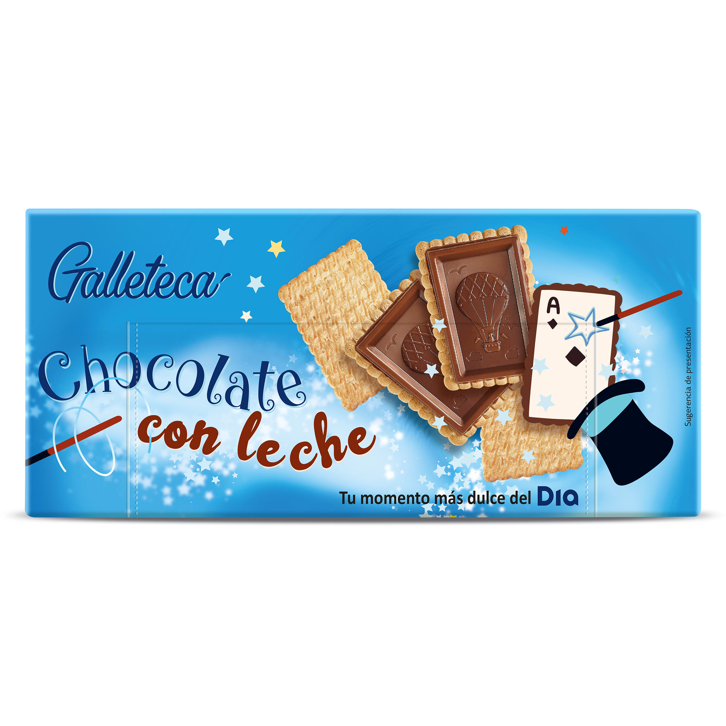 Galletas cubiertas de chocolate con leche Galleteca de Dia 150 g