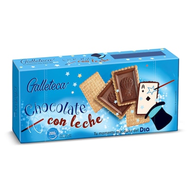 Galletas cubiertas de chocolate con leche Galleteca de Dia caja 150 g-0