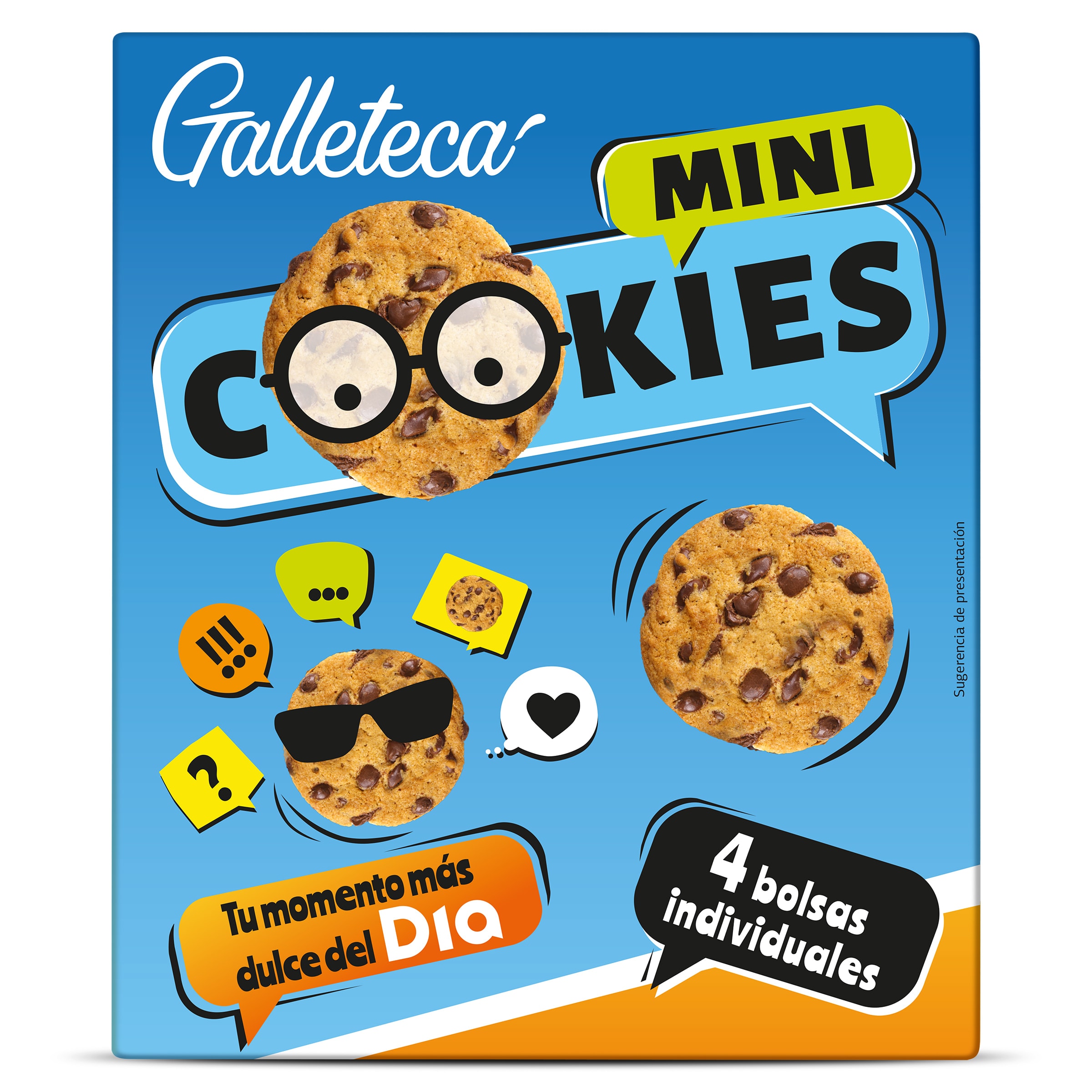 Mini galletas con pepitas de chocolate Galleteca de Dia 160 g