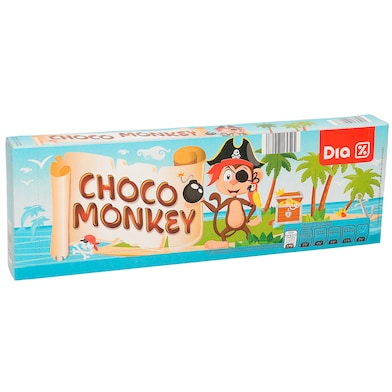 Bizcocho relleno de chocolate choco monkey Dia caja 150 g-0