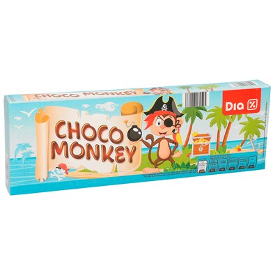 Bizcocho relleno de chocolate choco monkey Dia caja 150 g-0