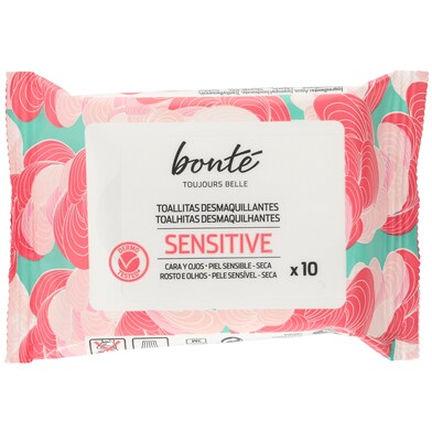 Toallitas desmaquillantes para pieles sensibles Bonté Toujours Belle de Dia bolsa 10 unidades-0