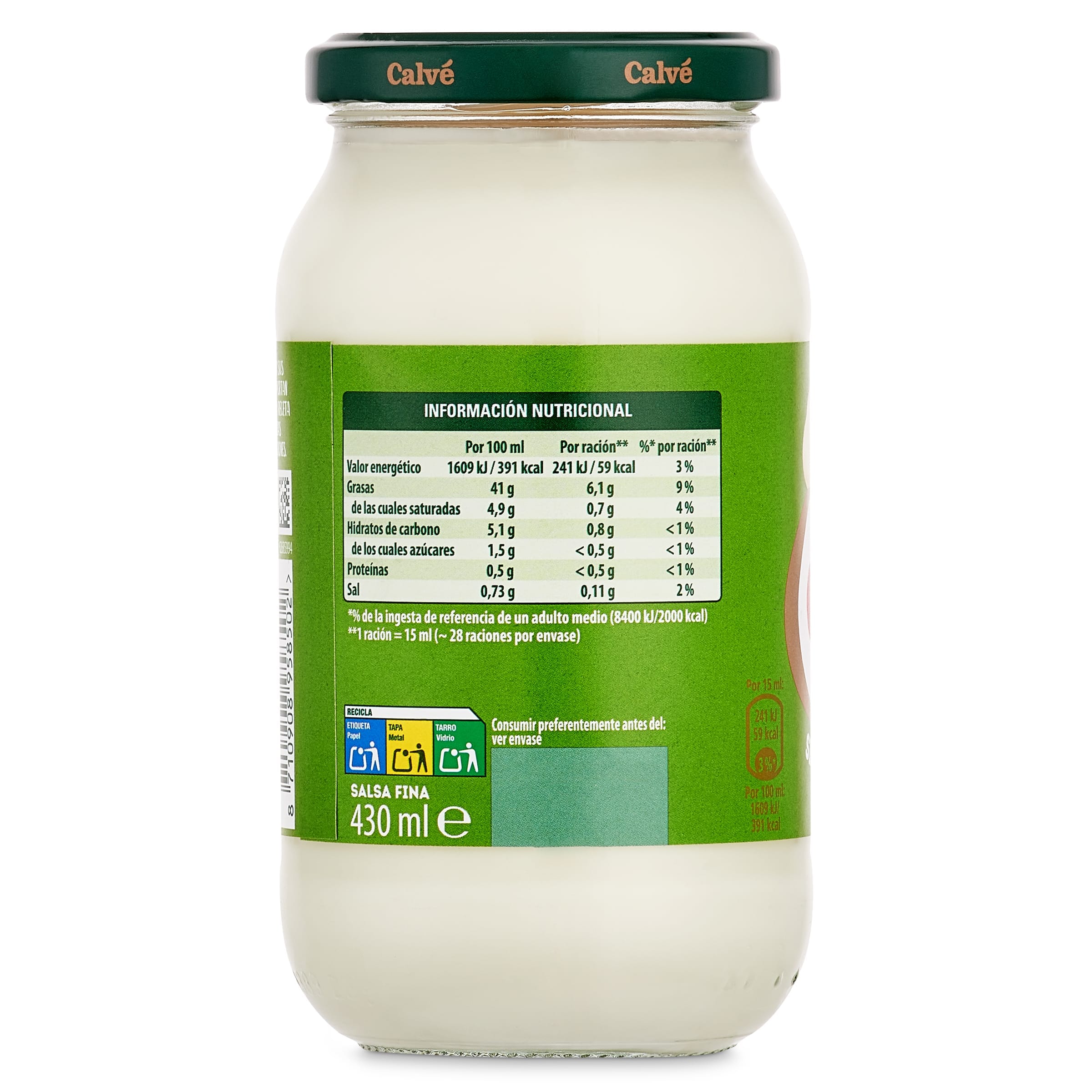 Mayonesa Calvé 430 ml