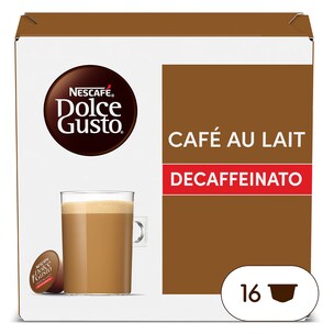 capsulas de cafe con leche descafeinado dolce gusto 16 unidades