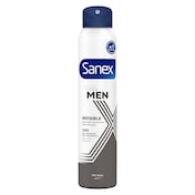 Desodorante dermo invisible hombre Sanex spray 200 ml