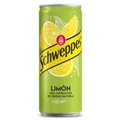 Refresco de limón Schweppes lata 33 cl