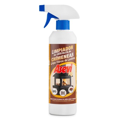Limpiador de cristales de chimeneas Asevi botella 475 ml-0 Limpiador de cristales de chimeneas Asevi botella 475 ml-0