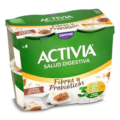 Bífidus con avena y nueces Activia pack 4 x 115 g-0