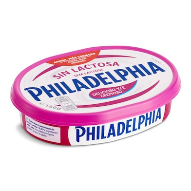 Queso de untar sin lactosa Philadelphia tarrina 150 g-0