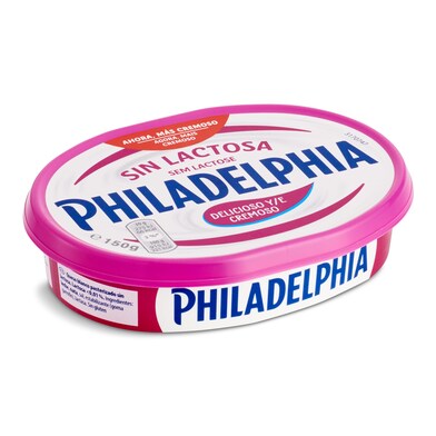 Queso de untar sin lactosa Philadelphia tarrina 150 g-0 Queso de untar sin lactosa Philadelphia tarrina 150 g-0