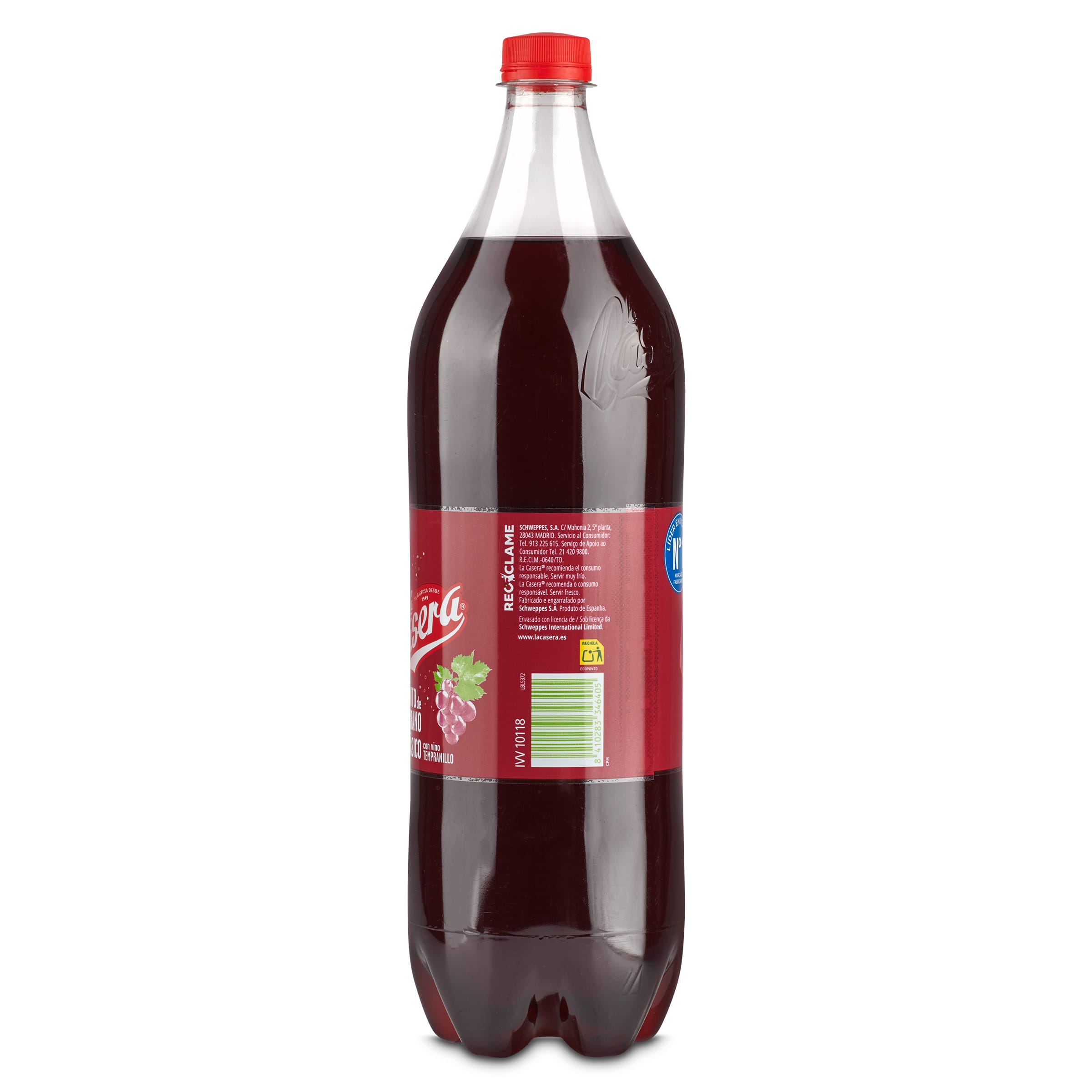Tinto de verano con gaseosa La Casera 1.5 L