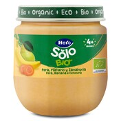 Puré de pera, plátano y zanahoria 100% ecológica Hero frasco 120 g