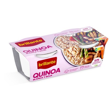 Quinoa blanca y roja Brillante vaso 2 x 125 g-0 Quinoa blanca y roja Brillante vaso 2 x 125 g-0