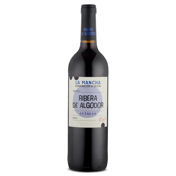 Vino Tinto DO Castilla la Mancha Crianza Ribera75 Cl.