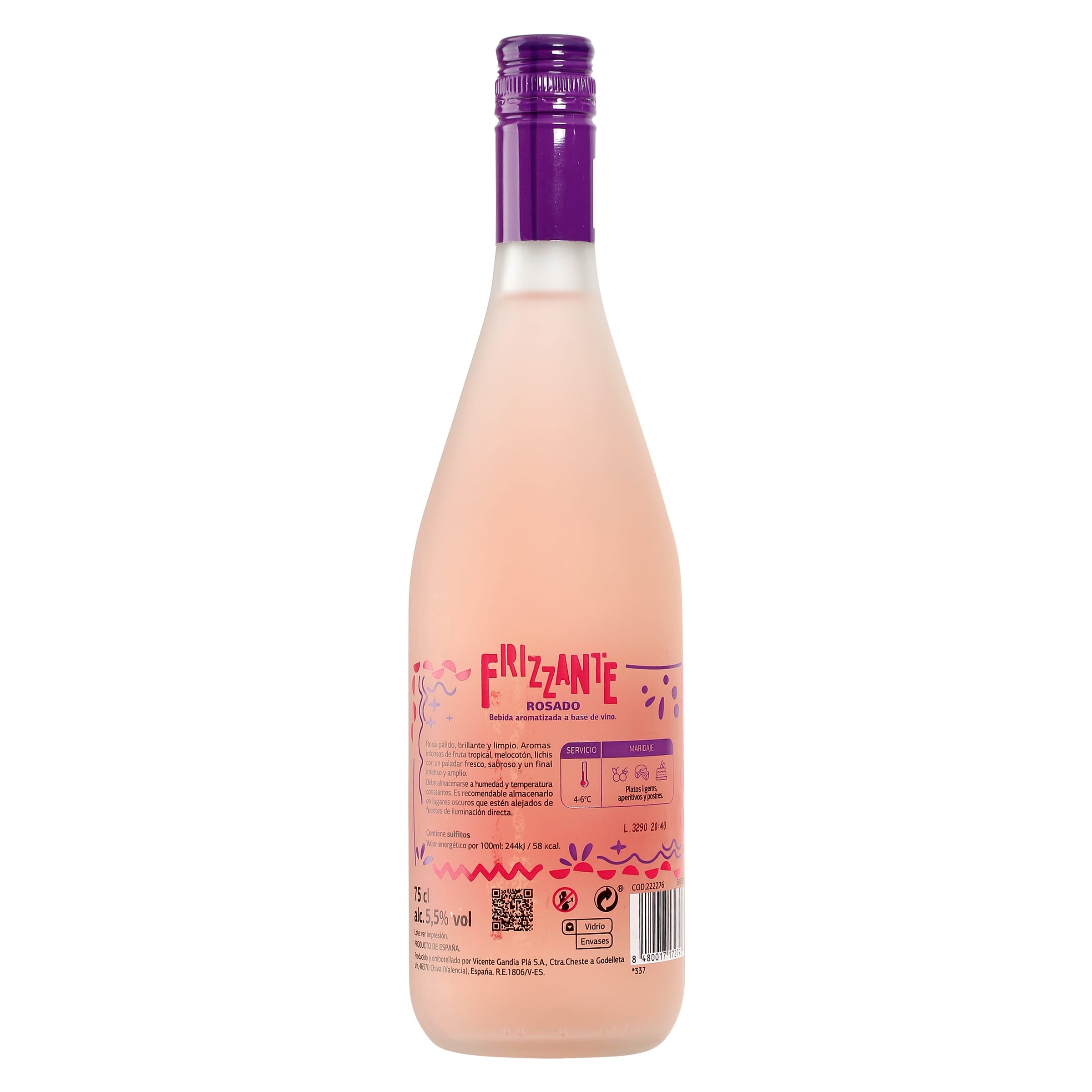 Frizzante rosado Condominium 75 cl