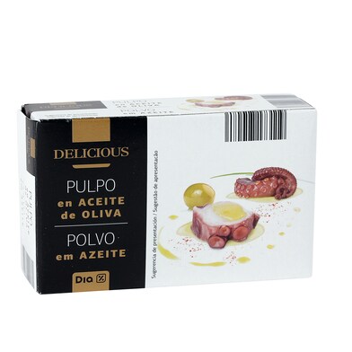 Pulpo en aceite de oliva Dia Delicious lata 65 g-0