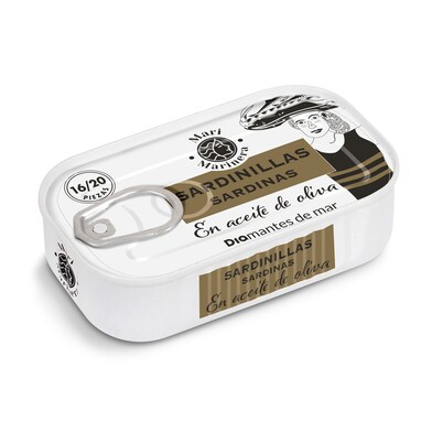 Sardinillas en aceite de oliva Mari Marinera de Dia lata 81 g-0 Sardinillas en aceite de oliva Mari Marinera de Dia lata 81 g-0