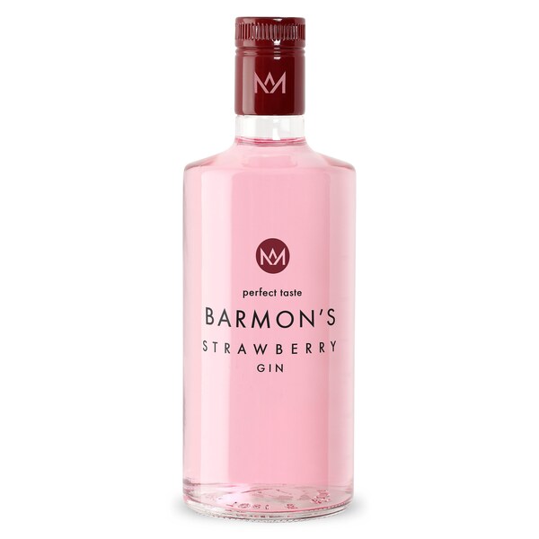 Ginebra Sabor Fresa Barmons Botella 70 Cl.