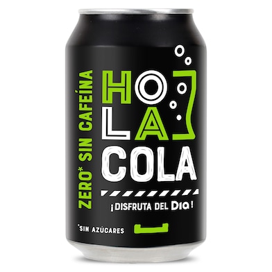 Refresco de cola zero sin cafeína Hola Cola de Dia lata 33 cl-0