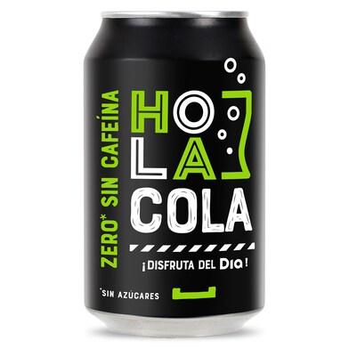 Refresco de cola zero sin cafeína Hola Cola lata 33 cl - Supermercados DIA