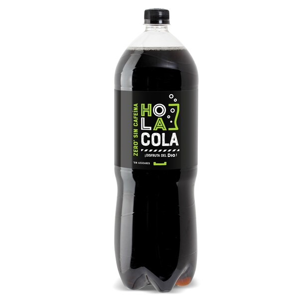 Refresco de Cola Zero sin Cafeína Dia Hola Cola Botella 2 L.