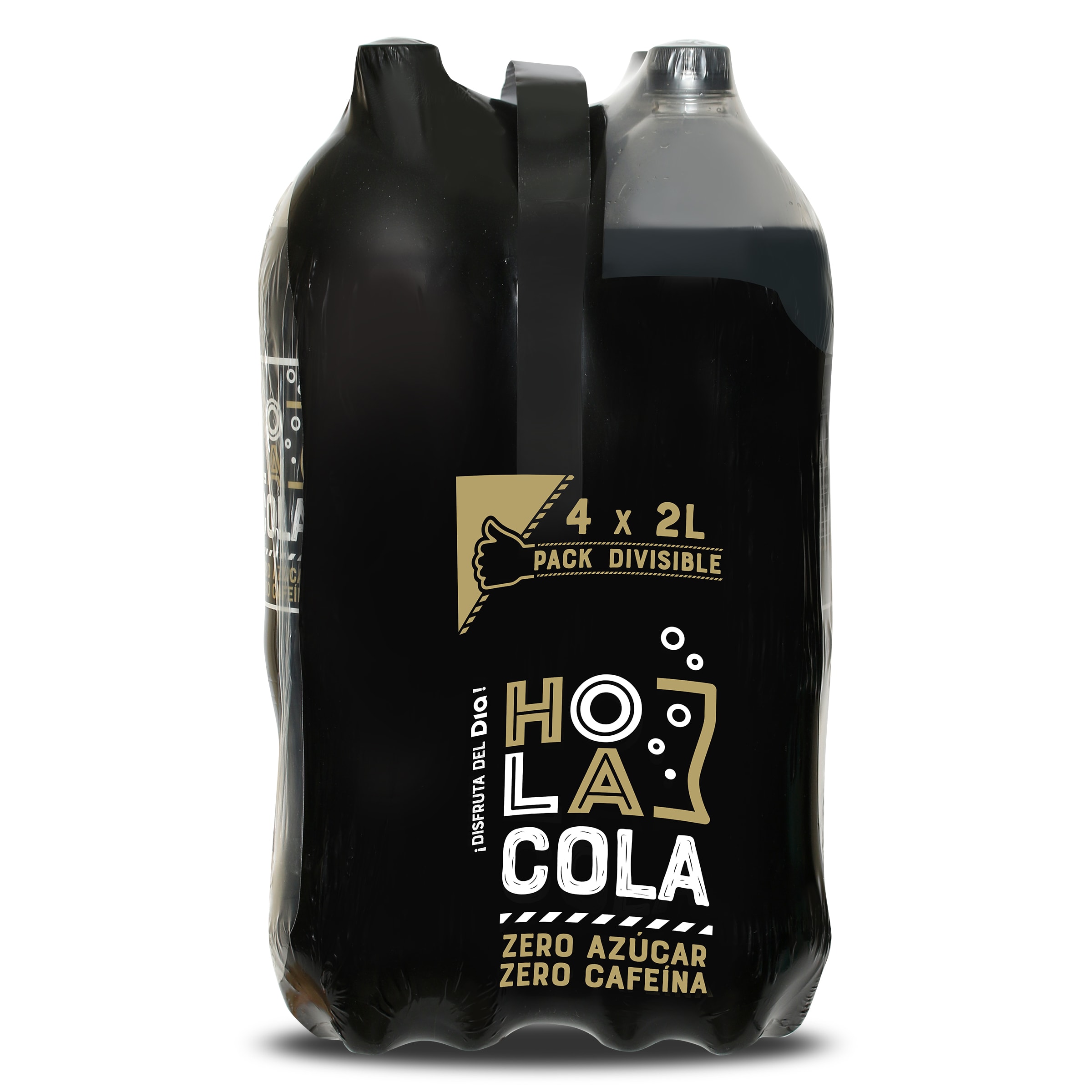 Refresco de cola zero sin cafeína Dia Hola Cola pack 4 x 2 L