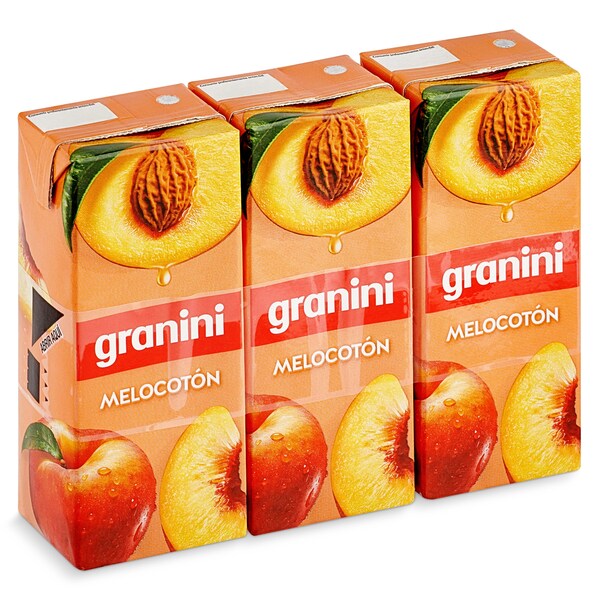 Néctar Melocotón Granini Pack 3x200 Ml.