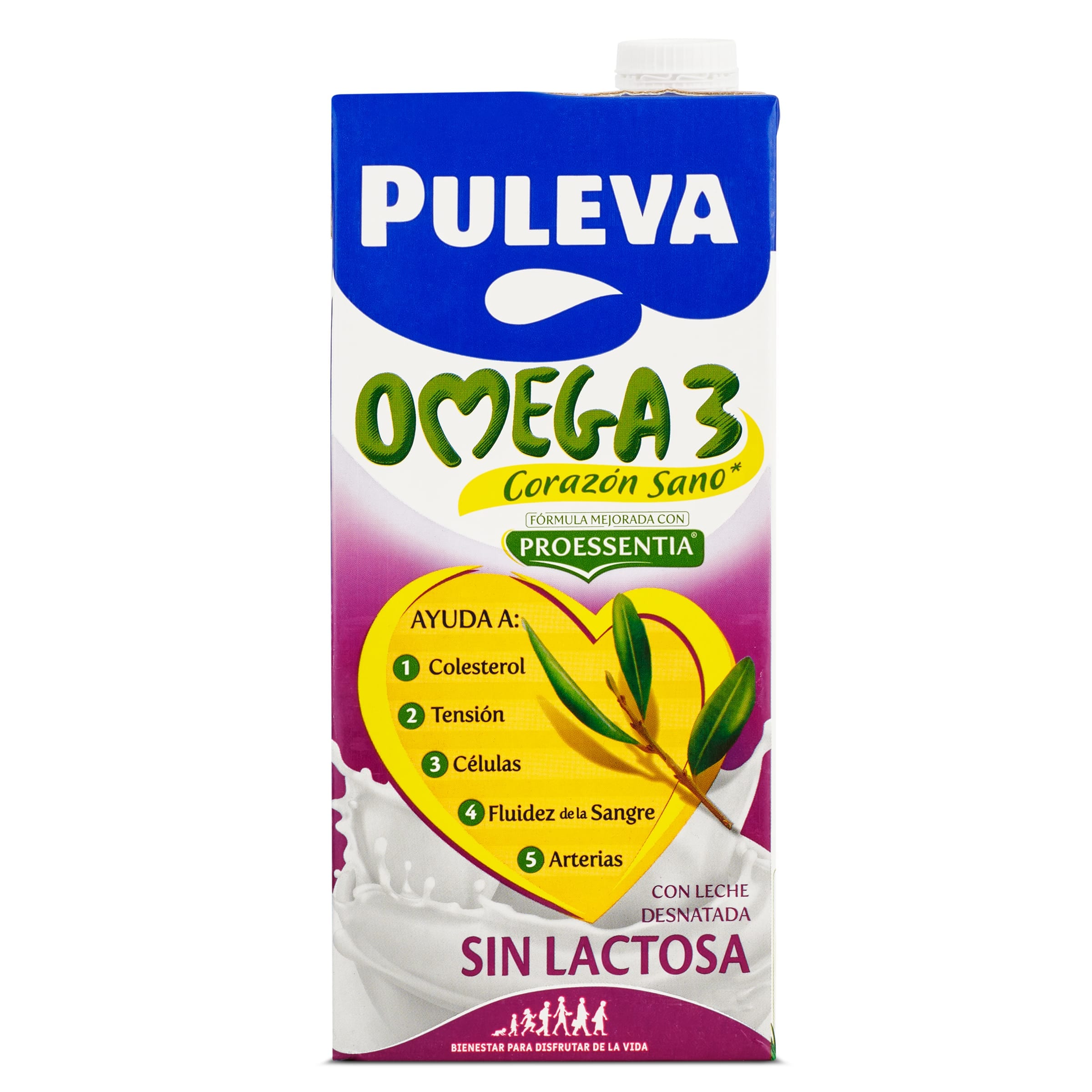 Bebida láctea omega 3 sin Lactosa Puleva 1 L