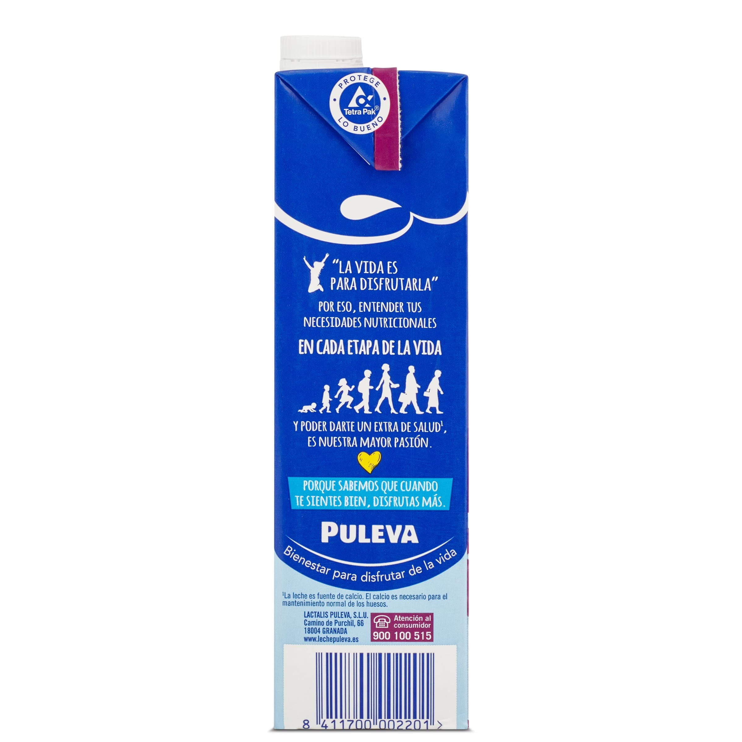 Bebida láctea omega 3 sin Lactosa Puleva 1 L