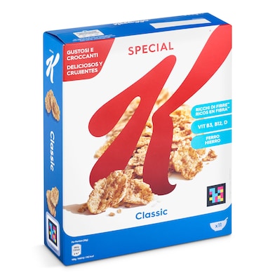 Cereales copos de trigo integral y arroz Kellogg's Special K caja 335 g-0