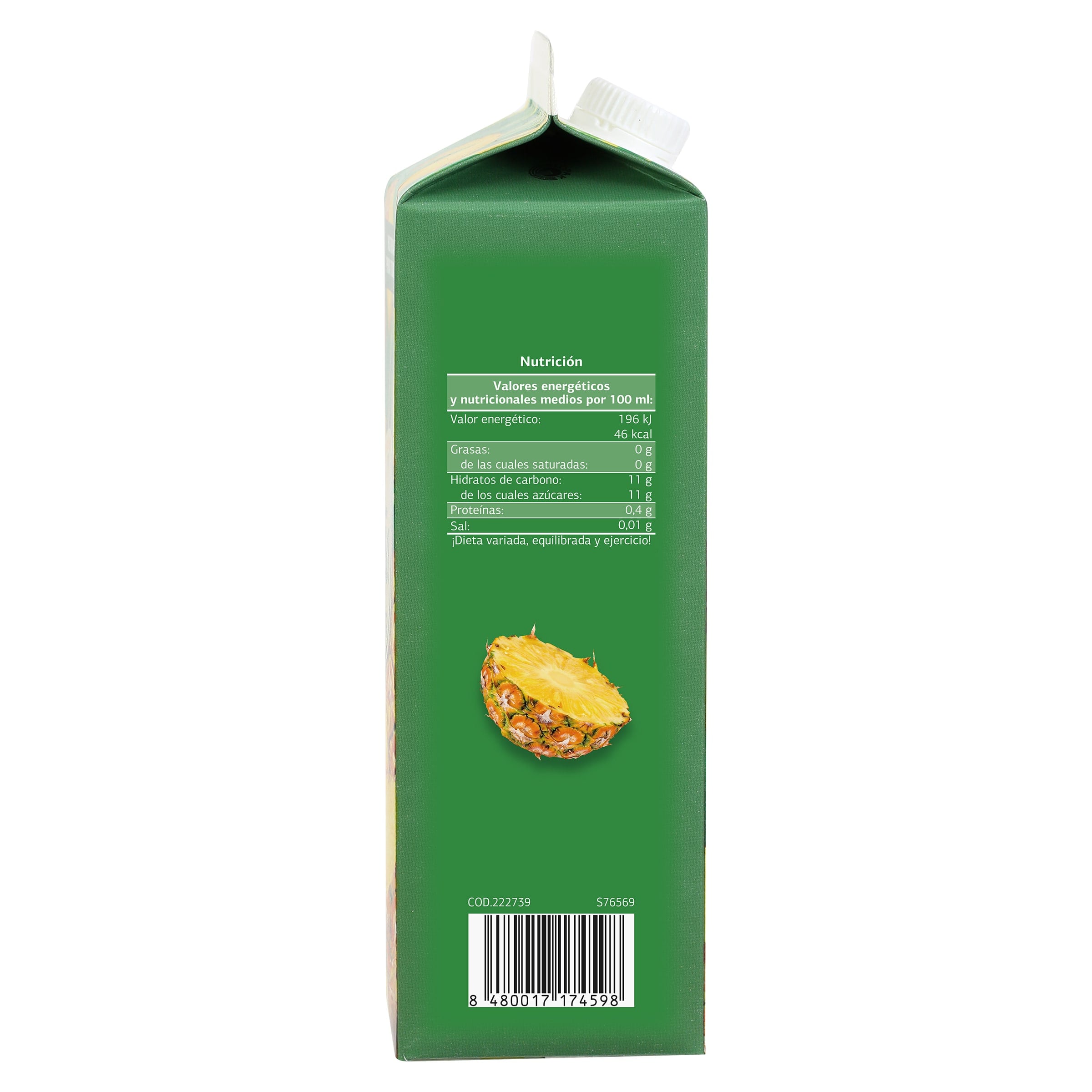 Zumo de piña exprimido Dia Saborfera 1 L