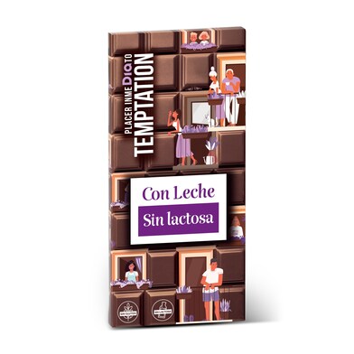Chocolate con leche sin lactosa Temptation de Dia 100 g-0 Chocolate con leche sin lactosa Temptation de Dia 100 g-0