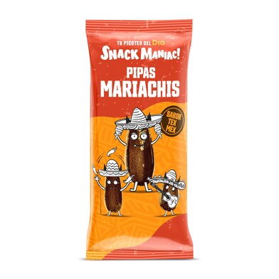 Pipas sabor tex mex Snack Maniac de Dia bolsa 200 g-0 Pipas sabor tex mex Snack Maniac de Dia bolsa 200 g-0