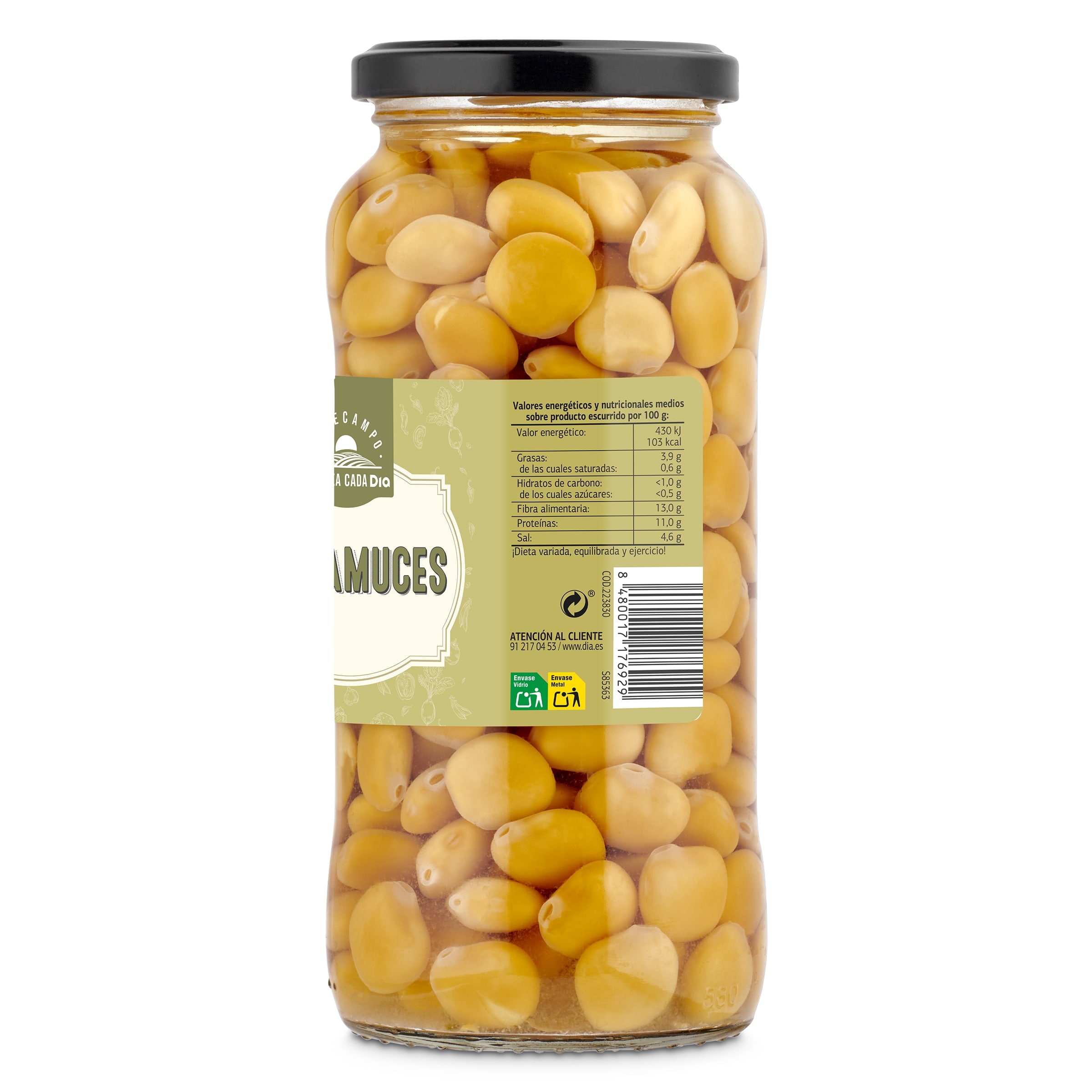 Altramuces extra Dia Vegecampo 380 g