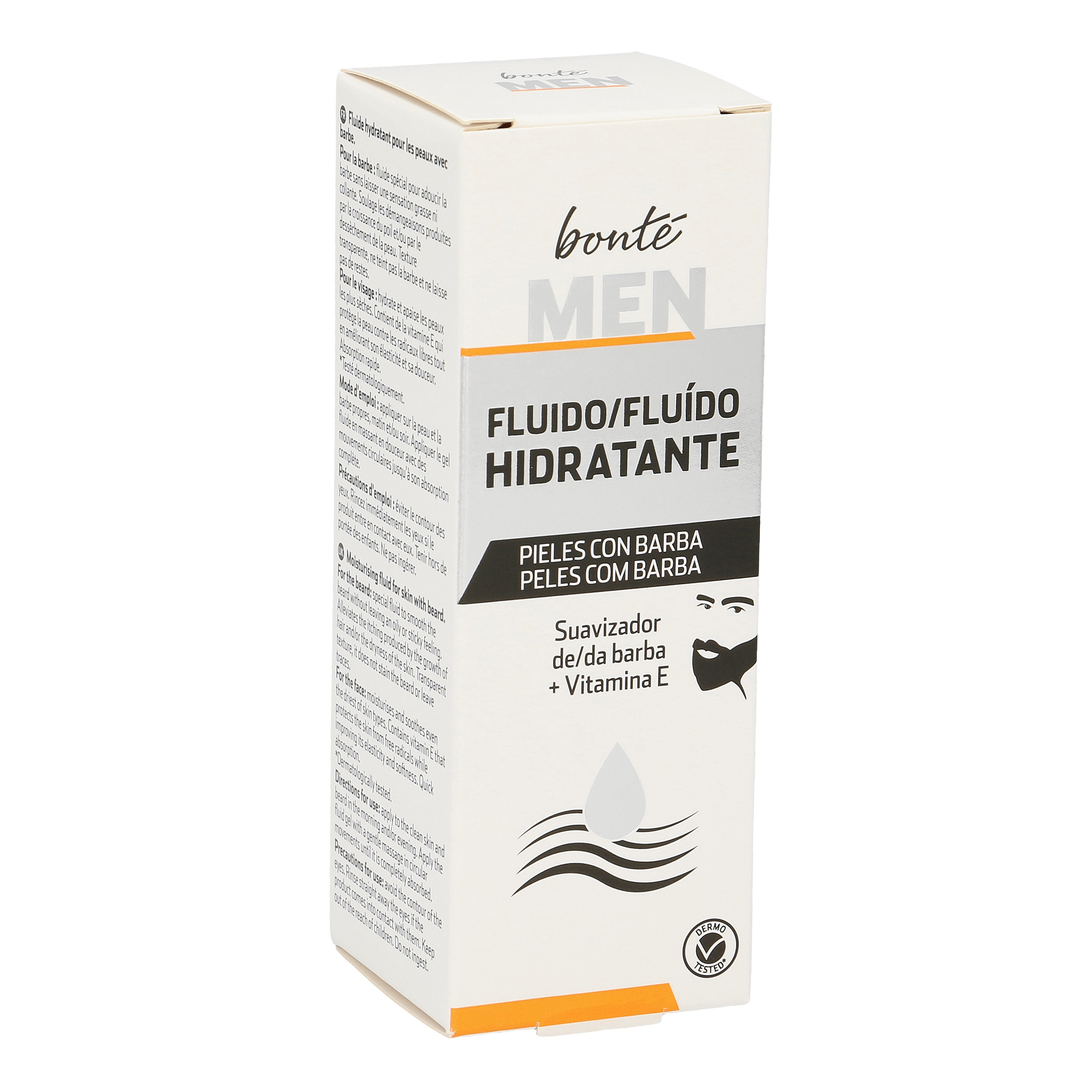 Fluido hidratante para pieles con barba Bonté Men botella 50 ml-0 Fluido hidratante para pieles con barba Bonté Men botella 50 ml-0
