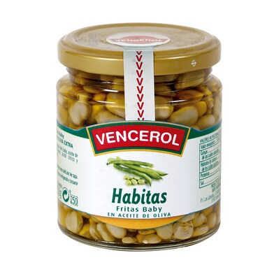 Habitas baby en aceite de oliva Vencerol frasco 150 g-0