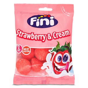 golosinas de fresas con nata 75 g